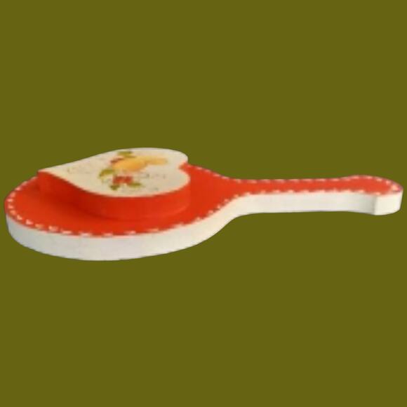 Vintages 1980s Baby Chicken Wood Cut Dutch Folk Art Wall Hanging - Picture 3 of 5